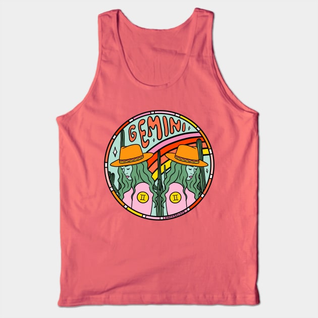 Gemini Cowgirl Tank Top by Doodle by Meg